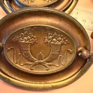 Antique Brass Drawer Pulls